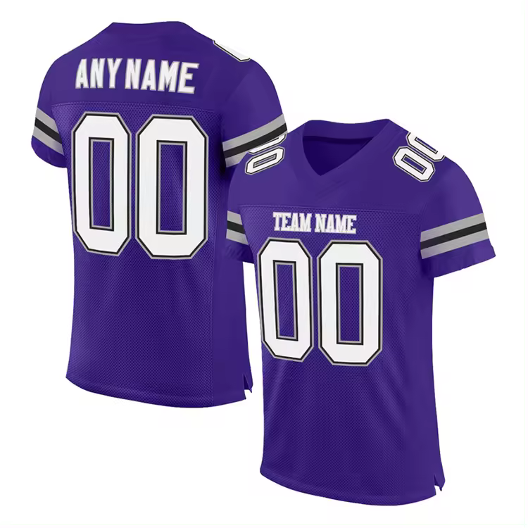 Custom Football Uniforms American Sublimation Design College Youth Team American Rugby Football Jersey 3