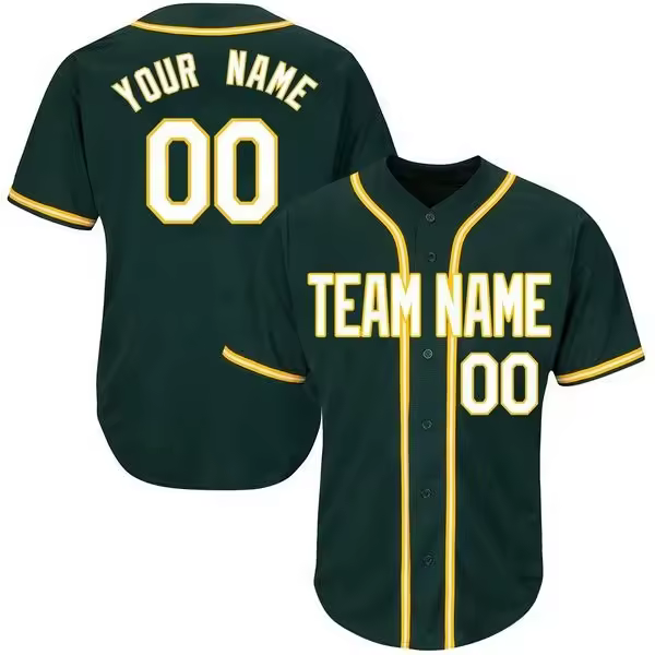 OEM Fashion Men Sublimation Custom Baseball Jersey Customize Blank 4